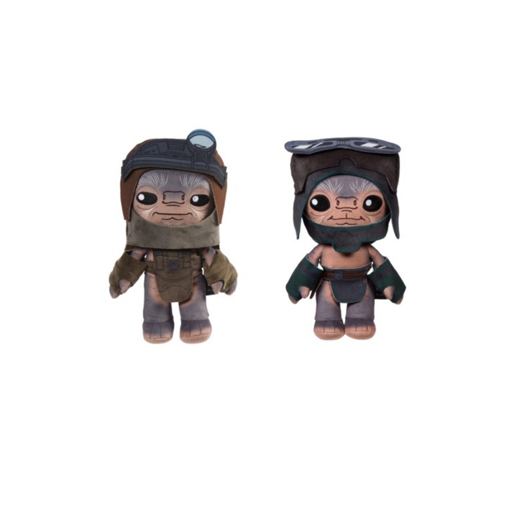 Star Wars Madalorian &Grogu Anzellans Clang & Keeto Plush Toys